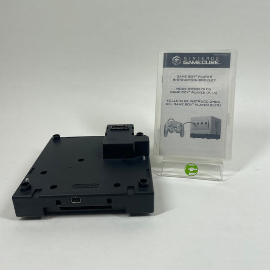 Nintendo Game Boy Player Black DOL-017 + Startup Disc and Manual